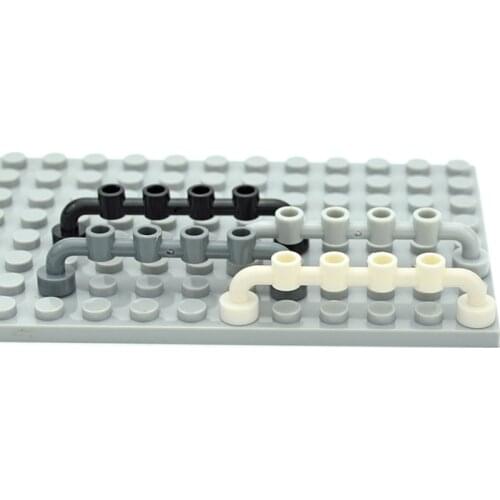 20PCS Building Blocks Technical MOC Parts 1x6 guardrail fence Assemble Particles Compatible With 6140 DIY Bricks Toys