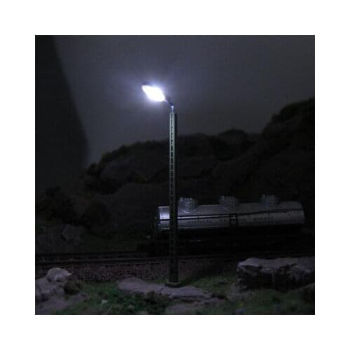 LQS52N 3pcs Model Railway Station light Wallau LED Lattice Mast lamp N Scale 8cm