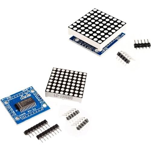 MAX7219 dot matrix module microcontroller module DIY KIT (hei)