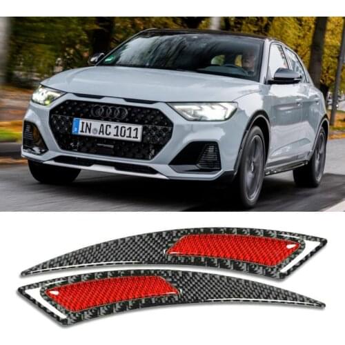 Carbon Fiber Wheel Eyebrow Sticker For audi A1 8X1 8XK 8XA 8XF A2 8Z0 8L1 A3 8P1 A3 8P7 8V7 8VS A4 B9 Car Accessories