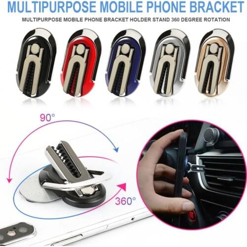Upgrade Finger Ring For Phone Car Holder Bracket Air Vent Mount Stand Supporto Smartphone Auto For Samsung IPhone Houder Auto