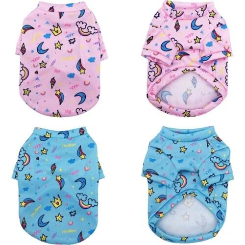 Dog Clothes Animal Print Fleece Pet Cat Hoodies Coat For Small Dog Maltese Dachshund Pullover Cat Sweatshirt Outfit Apparel #B