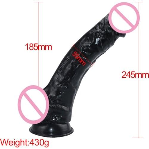 Huge Black Anal Dildo Suction Cup Sex Shop Long Female Dildos for Women Big Penis Sex Toys for Women large Cock Adult Games Bdsm