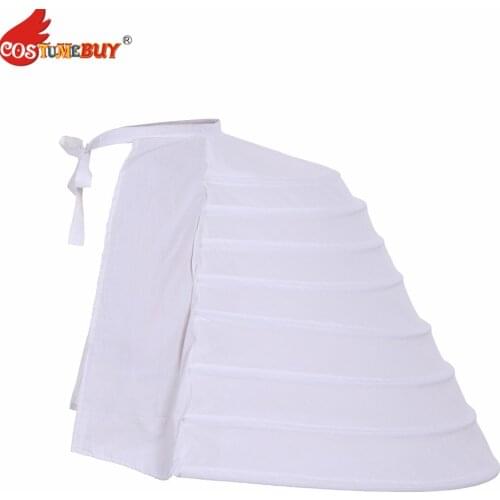 Costumebuy Victorian Rococo Gothic Gown Dress Petticoat Medieval Crinoline Wedding Dress Underdress Jupon Underskirt 8 Hoop