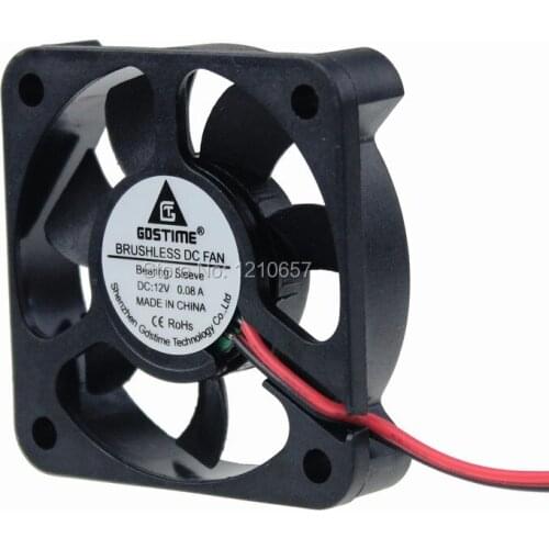 1000 Pieces LOT Gdstime Radiator 50mm 50x50x10mm DC 12V 2P Cooling Heatsink Fan