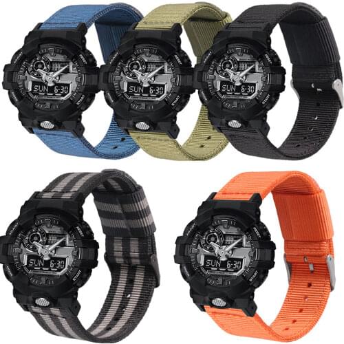 For Casio G-Shock Watch Band Nylon 16mm Strap Replacement Bracelet For g-shock GA110 GW6900 DW5600 Wrist Bands Top Quality