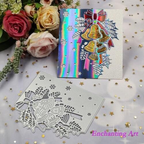 Christmas Bell Metal Cutting Dies 2021 New Stencils for DIY Scrapbooking/Photo Album Decorative Embossing DIY Paper Cards