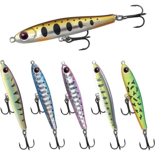Full swimming layer Pencil Fishing Lures 75mm9.9g Diving Saltwater Wobbler Japan Pesca Stickbaits Hard Bass Baits Winter Fishing
