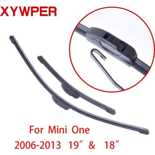 XYWPER Wiper Blades for Mini One2006 2007 2008 2009 2010 2011 2012 2013 19"&18"Car Accessories Soft Rubber Car Windshield Wipers