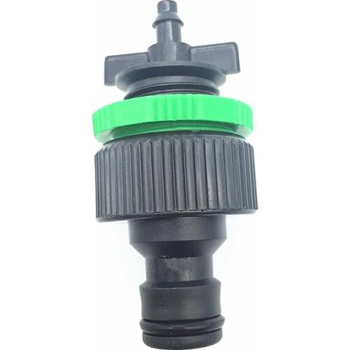 1PCS Good quality Tap Connector Quick Connector To 1/4 inch (4 / 7mm pipe) Tubing Garden Irrigation hot sale in Russia Easy inst