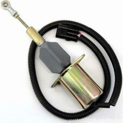 Fuel Shutdown Solenoid 3932546 24V Diesel Engine Stop Solenoid SA-4639-24