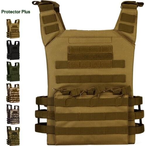 Protector Plus Tactical Combat Vest JPC Camo Military MOLLE System Outdoor Training Amphibious Vest Hunting CS Equipment