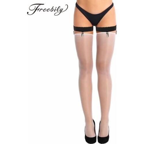 Women Non-slip Elastic Thigh High Garter Belt for Stockings Clubwear Lingerie Garters Lady Stocking Belt