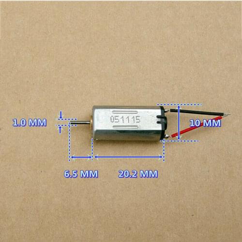 8mm*10mm DC 3V 3.7V 4.2V 32000RPM High Speed Micro Mini FF-M30 Electric DC Motor 1mm Shaft DIY Toy Hobby Model Parts