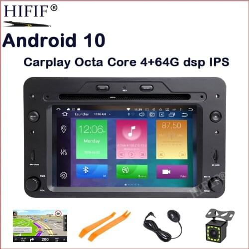 DSP OUTPUT Android 10 car DVD PLAYER For Alfa Romeo Spider Alfa Romeo 159 Brera 159 Sportwagon multimedia GPS stereo radio
