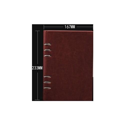 Free shipping new notebook leather loose-leaf notepad Diary Memo Composition Book Spiral Notebook