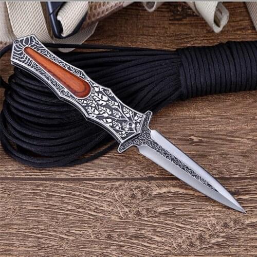 Brand 9.4'' Knife Damascus Steel Pocket Tactical Knives Folding Blade Knife Survival Rescue Tools Hunting Combat Outdoor Knives