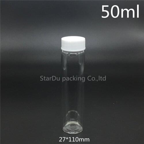 50ml Essential Oil Bottle With Plastic Lids, Sample Glass Bottle, 50cc Glass Vials, Glass Container 12pcs/lot