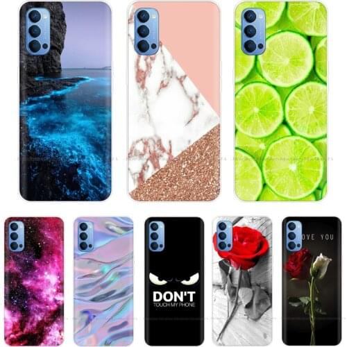 For OPPO Reno 4 Pro Case Soft TPU Clear Back Cover Phone Case For OPPO Reno 4 Pro CPH2109 Reno4 Pro 4G Silicone Bumper Shell Bag