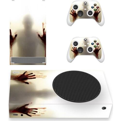 The Walking Dead Skin Sticker Decal Cover for Xbox Series S Console and 2 Controllers Xbox Series Slim XSS Skin Sticker Vinyl