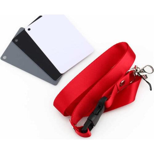 Fotografia 3 in 1 18% Digital Photography Exposure Color Balance Card Set Gray/White/Black photo studio HOT