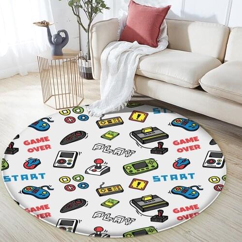 Tapis Salon Non-Slip Flannel Carpet for Living Room Study Mat Absorbent Washable Area Rugs Bedroom Decor Cartoon Kid Carpets