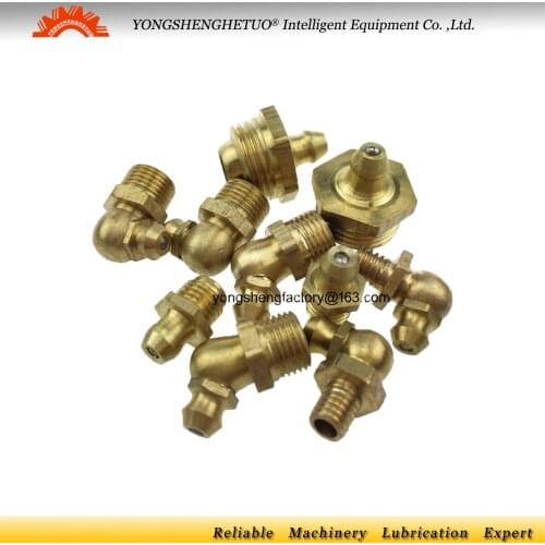 Copper 45 Degree Grease Nipple M6*1 M8*1 R1/8 thread