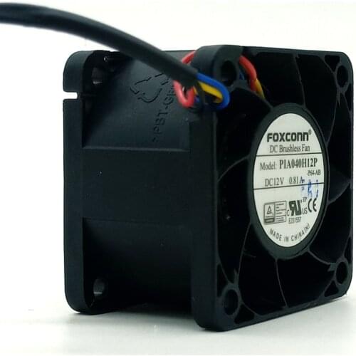 PIA040H12P 4028 12V Double Ball High Speed 4cm Computer Cabinet Power Supply PWM Fan