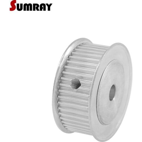 SUMRAY 3M 48T Timing Pulley 5/6/6.35/8/10/12/14/15/16/17/19/20/22/25mm Inner Bore Pulley Wheel 16mm Belt Width Tooth Belt Pulley