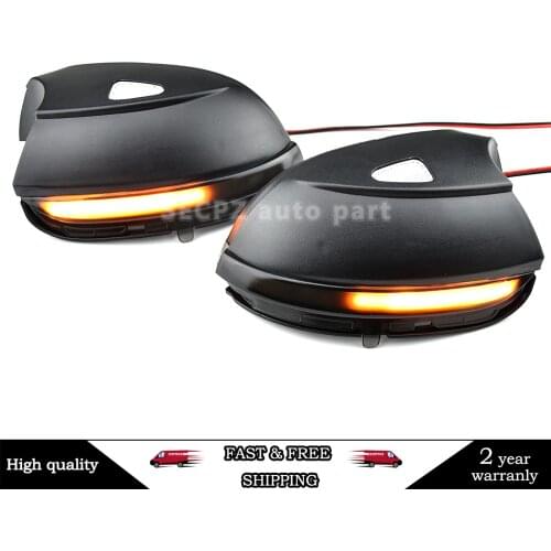 For VW Passat CC B7 Beetle Scirocco Jetta MK6 LED Side Wing Dynamic Turn Signal Light LED Dynamic Rearview Mirror Indicator