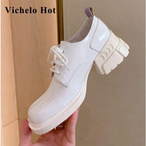 Vichelo Hot Leather Pumps