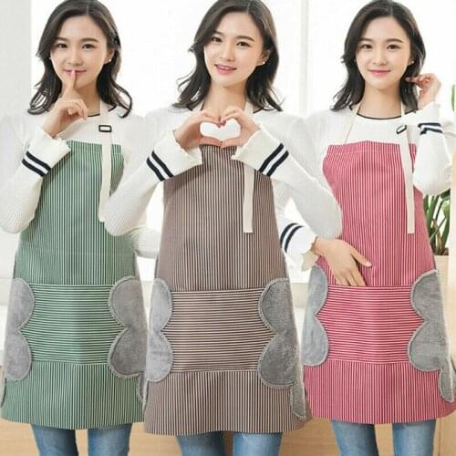 Waterproof Hand Erasable Apron Abrasion Hand Apron Waterproof and Oil-Proof Apron Kitchen Utility Equipment Unisex Apron Pocket