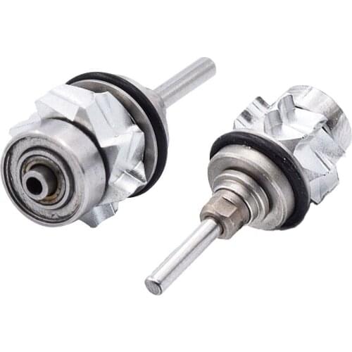 2 pcs standard Push Button New type dental Cartridge Rotor turbine for handpiece 4 hole Dental Material