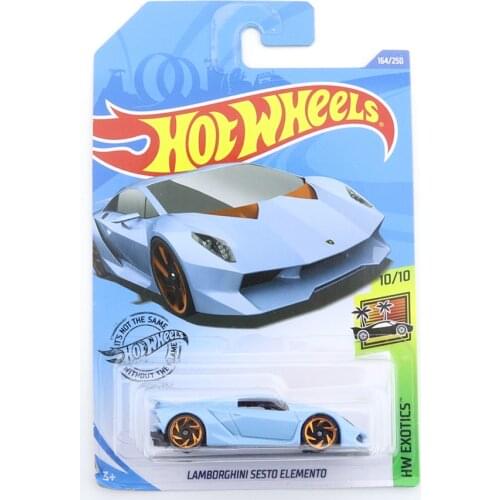 2020-164 Hot Wheels LAMBORGHINI SESTO ELEMENTO Mini Alloy Coupe 1/64 Metal Diecast Model Car Kids Toys Gift
