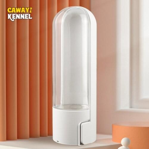 CAWAII KENNEL 500ml Dog Water Bottle Dispenser Pet Feeders Bowls for Dogs Cats Foldable Drinking Water Cup Pet Products D2336