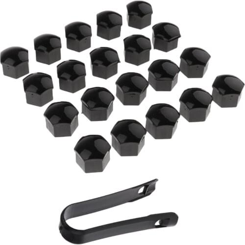 Pack of 20 Pieces Car Truck Wheel Lug Nut Bolt Hub Screw Cover Plastic Protective Cap 21mm