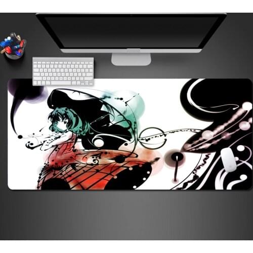 Mousepad Best-selling Personality Cartoon Pad High Quality Natural Rubber Game Competition Edge Pad Computer Keyboard Anime Mat