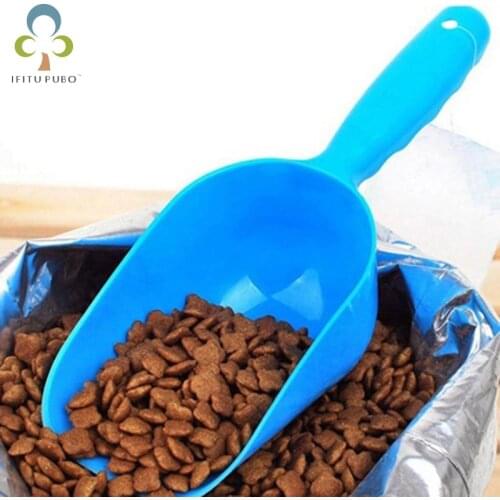 Pet Food Shovel Feeding Dog Puppy Cat Bird Ferret Rabbit Food Feeder Scoop Spade Dishes Tool Pet Supplies WYQ