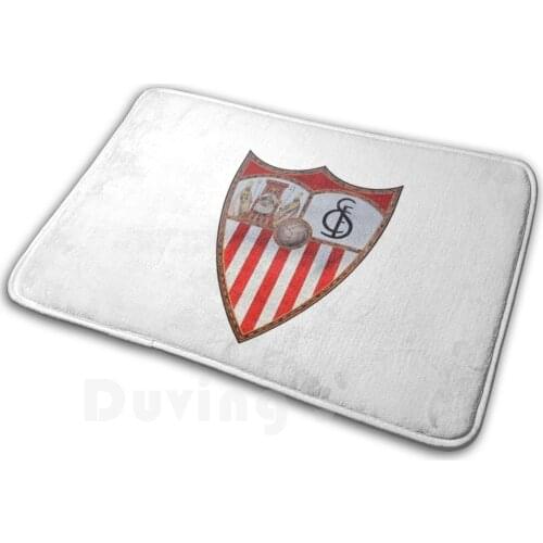 Sevilla Soccer Club Soft Non-Slip Mat Rug 2722 Carpet Cushion Seville Sevilla Football Team Sevilla Football Club Shield