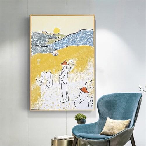 Wall Art Chinese Painting Landscape Art Traditional Painting Wall Picture For Living Room Decoration Maison Home Decor