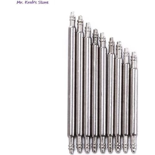 20Pcs Stainless Steel Watch Band Spring Bars Strap Link Pins Watchmaker Watch Repair Set 16-24MM