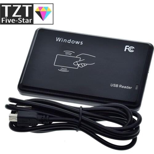 RFID Reader USB Port EM4100 TK4100 125khz ID Contactless Sensitivity Smart Card Support Window System Linux