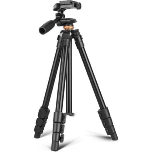 Q160A Mobile Phone Live Camera Stand DV Video Selfie Tripod With Pan Head for DV DSLR