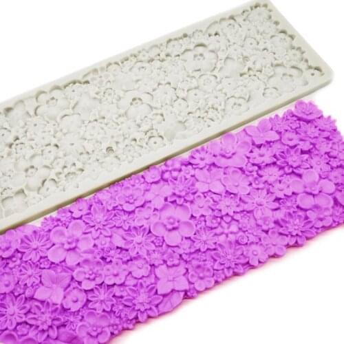 Flowers Silicone Mold Fondant Cake Chocolate Candy Jello Silicone Decorating Tools