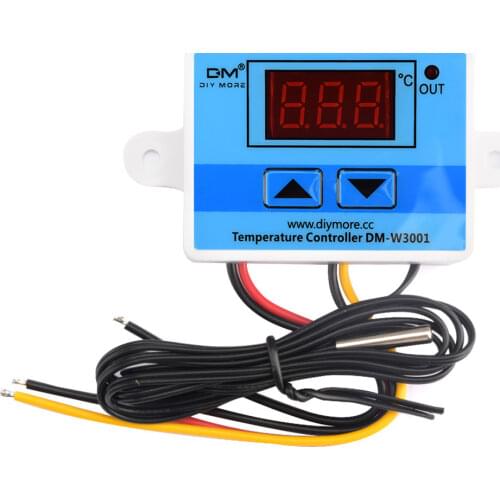 W3001 STC-1000 LED Digital Thermostat Incubator DC 12V 24V AC 110V 220V Temperature Controller Thermoregulator Heating Cooling