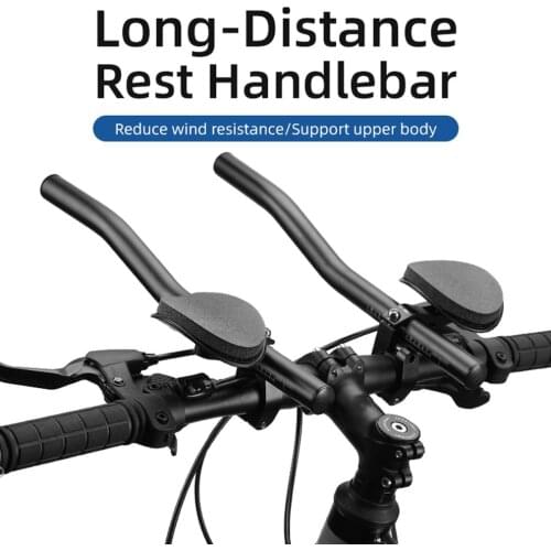 Bicycle Rest TT Handlebar Clip on Aero Bars Handlebar Extension Triathlon Bars MTB Road Bike Cycling Rest Handlebar BG-HX-FS-04