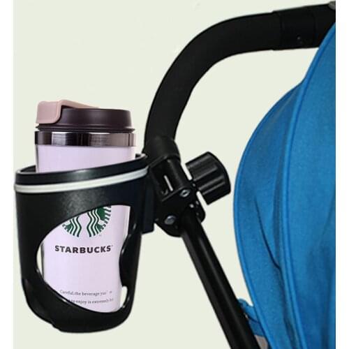High Quality Baby Stroller Cup Holder Universal Rotatable Milk Water Bottle Rack Silicone Non-slip Gasket Strollers Accessoies