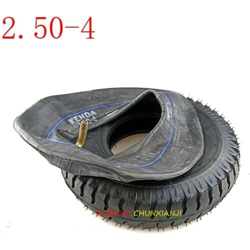 High Performance Motorcycle Parts Tyre Inner Tube 2.50-4 Tire & Tube for Electric Gas Scooter Wheelchair Wheel
