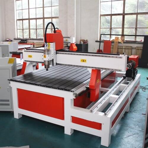 High Performance Wood Cutting Machine Mach3 Control Big Cabinet Box Included 4*8ft Wood CNC Router For MDF