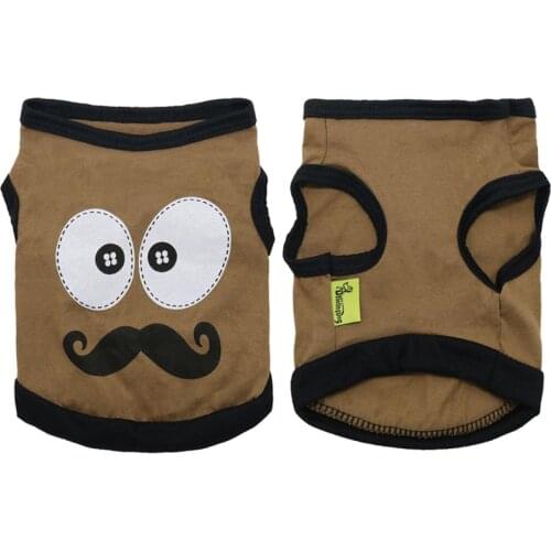 Lovely Figure Dog Vest T shirt Summer Pet Clothes for Small Dogs Cats Chihuahua Pug Shirts Puppy Cat Dog Clothing Pets Products